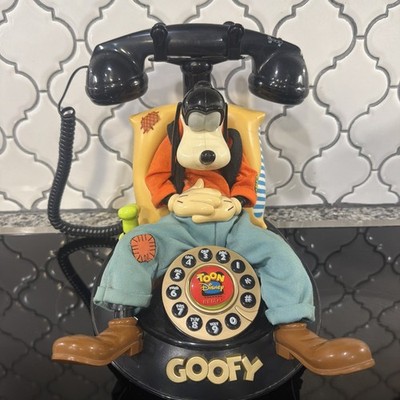 Telemania Goofy Animated Talking Telephone Disney Collectible Phone