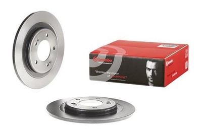 2x BREMBO Bremsscheibe PRIME LINE - UV Coated 08.C250.11 für CEE KIA PRO HYUNDAI