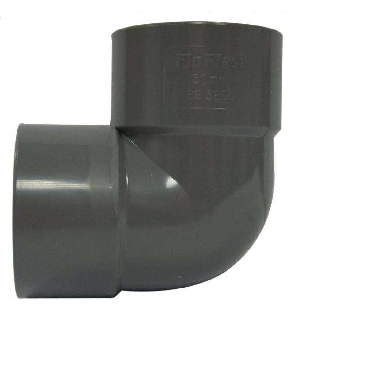 Solvent Grey 32mm (36mm) Waste Pipe Knuckle - Bag of 2 - FREE Next-Day Delivery - Image 2