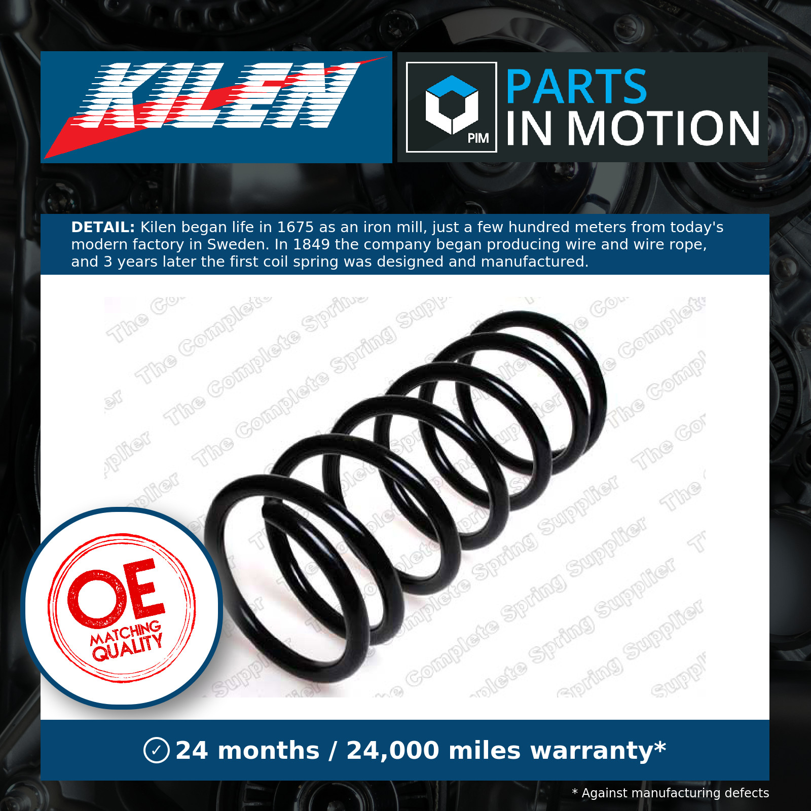 Suspension Spring Front Fits Citroen Relay Fiat Ducato Peugeot Boxer KILEN 11430 - Image 7