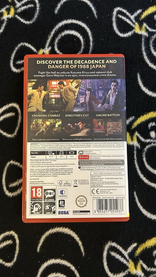 Yakuza 0 Director’s Cut for Nintendo Switch 2 (Game Keycard) | eBay UK