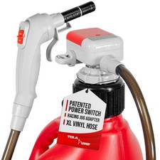 TERA PUMP TRFA03-XL Universal Gas Can Adapter Cap Battery Powered Pump 2.3 ...