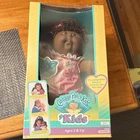 NIB Cabbage Patch Kids Toddler Girl Doll Brown Eyes Black Curly Hair