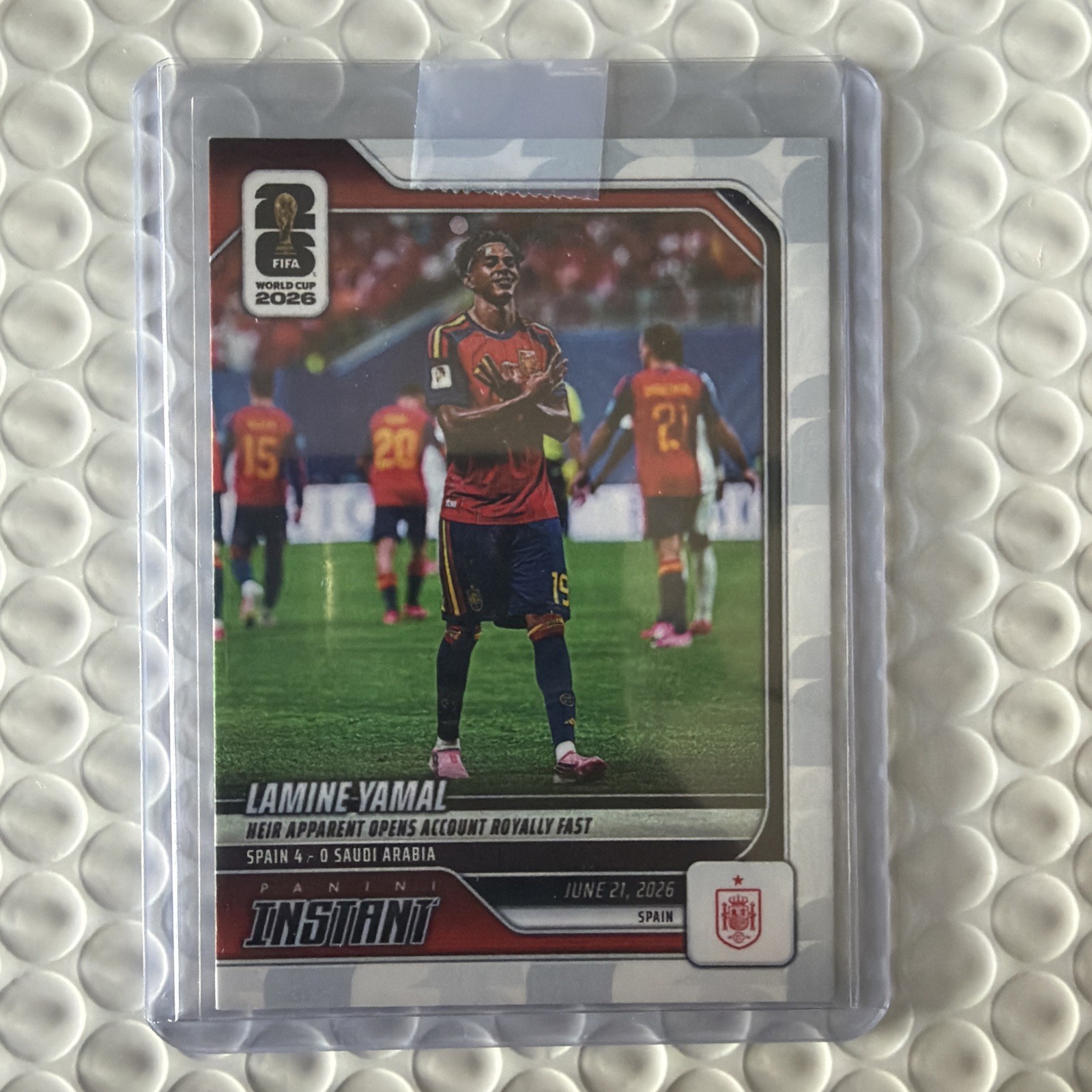 β½οΈπ 2026 PANINI INSTANT LAMINE YAMAL #79 FIFA WORLD CUP SPAIN
