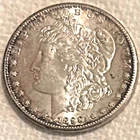 1890 S Morgan tons of luster BU coin bright very nice free shipping Sigma test++