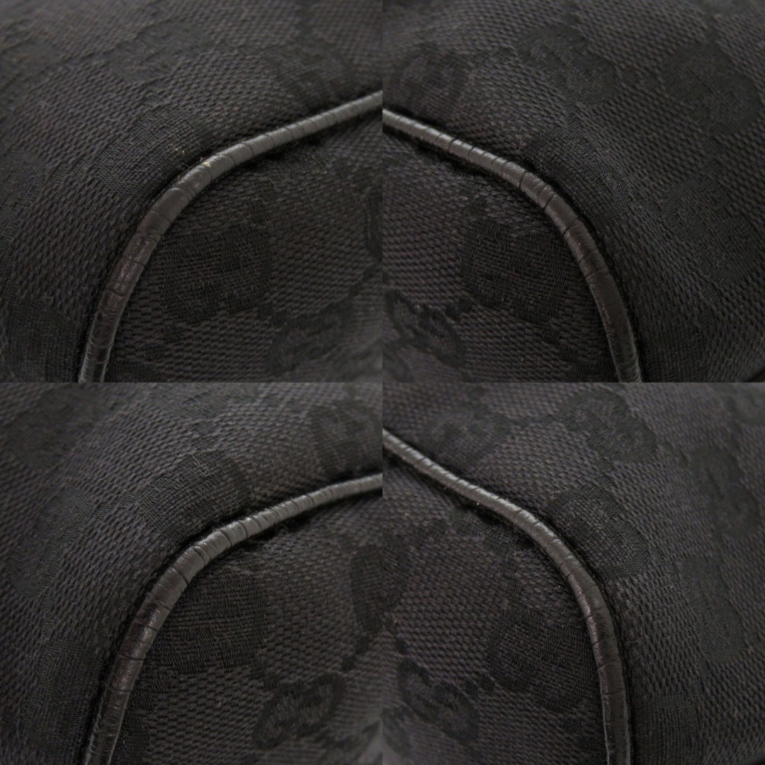 Gucci GG Canvas Black Accessory Pouch Handbag Used 20-26.5cm thumbnail 4