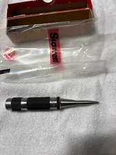 L.S. STARRETT 18C AUTOMATIC CENTER PUNCH - 5 1/4" LONG