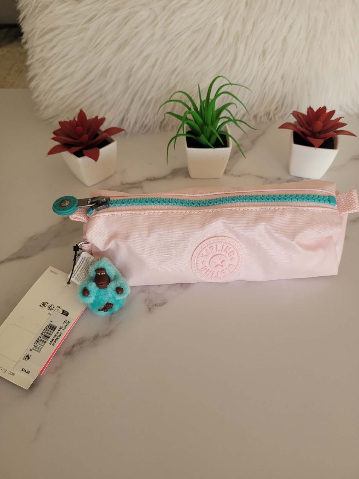 Case Pink With Green Trim