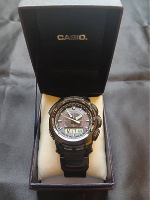 Casio Pro Trek Digital Watch Quartz Cal PRW 5100 Black Unisex Wristwatch
