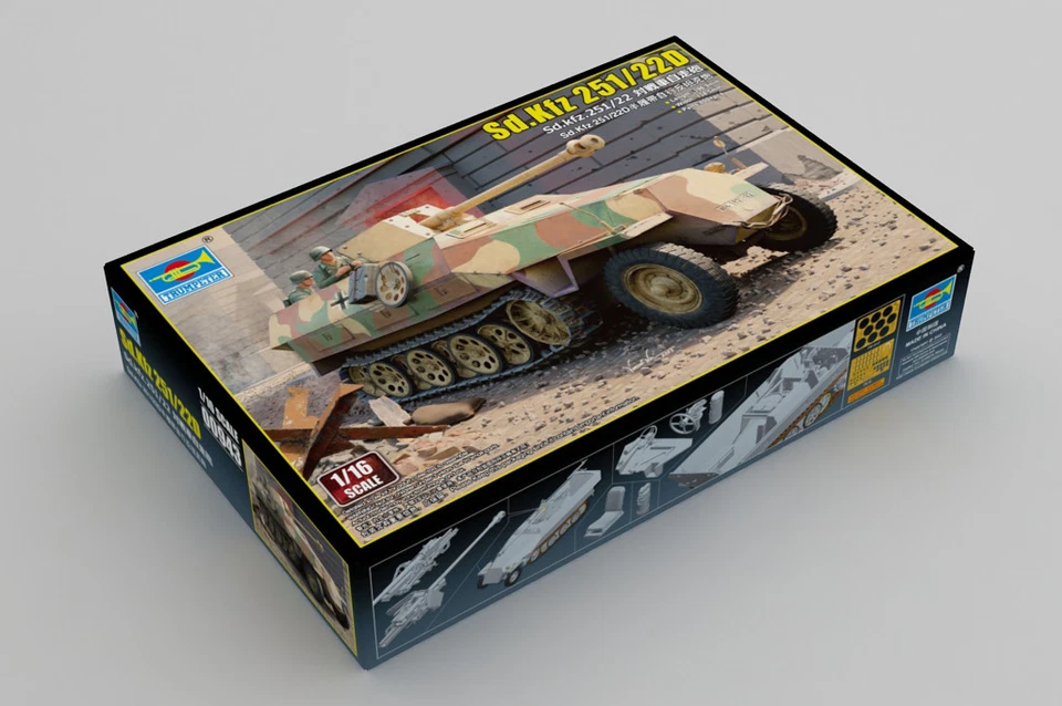 Trumpeter 00943 SD.KFZ 251/22D 1:16 Kit di modellismo - Immagine 2 di 4