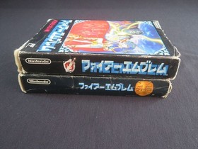 Famicom Fire emblem Nintendo Japan FC game tested authentic cartridge 2 games JP