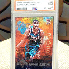 💥POP 50!💥 Giannis Antetokounmpo - ROOKIE - 2013 Panini Court Kings SSP - PSA 9