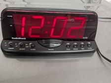 Vintage Radio Shack Alarm Clock 63-960 Red Display Loud/Bright/Large Tested