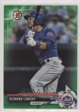 2017 Bowman Draft Green /99 Desmond Lindsay #BD-142 0f8