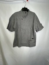 TILIT Men's Recyled Chef Coat Gray NWT sz M