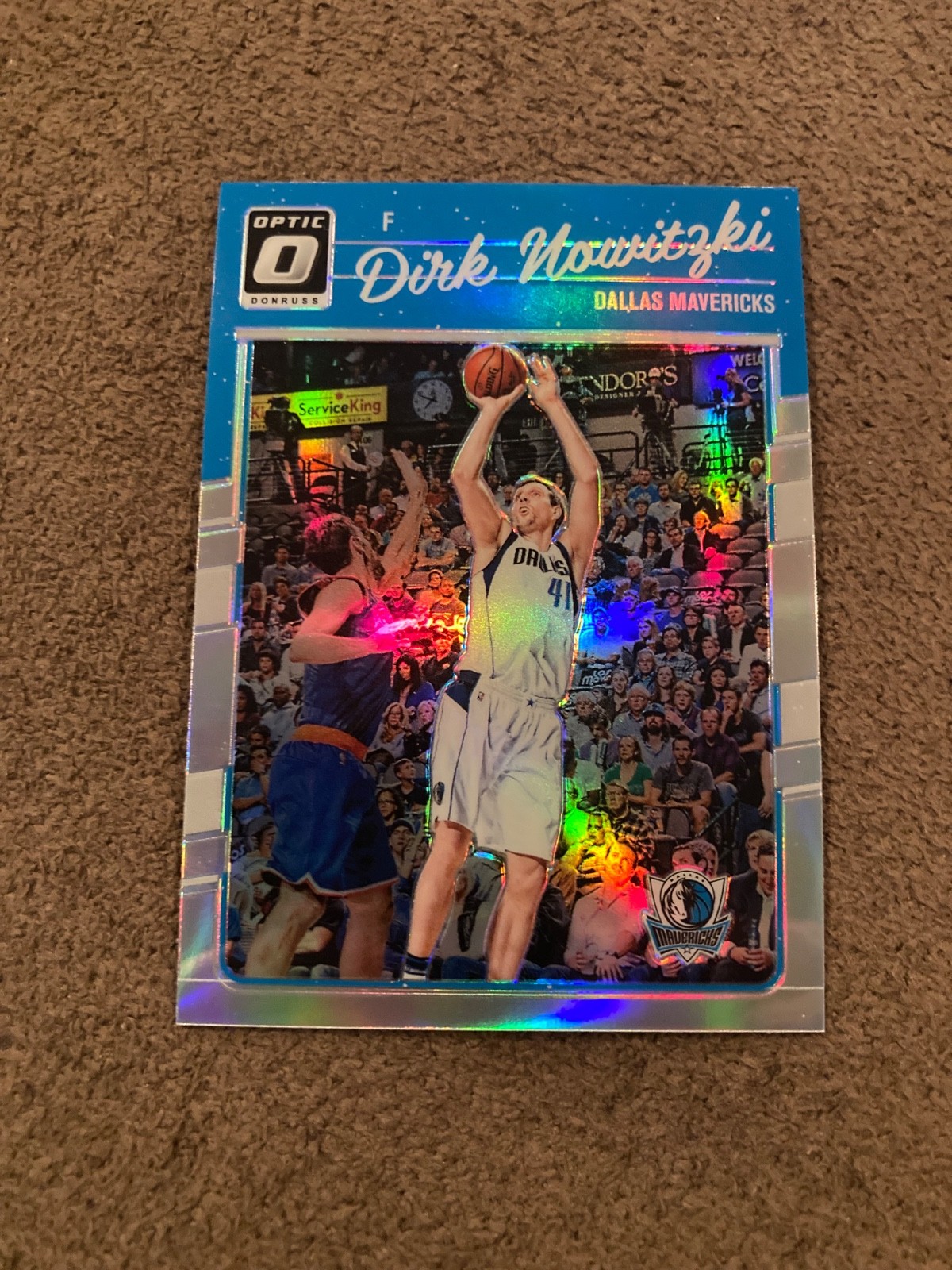 Dirk Nowitzki 2016-17 Optic Holo #77 1st Year Optic
