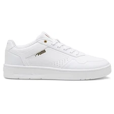 PUMA Court Classic Lace Up  Mens White Sneakers Casual Shoes 39501801