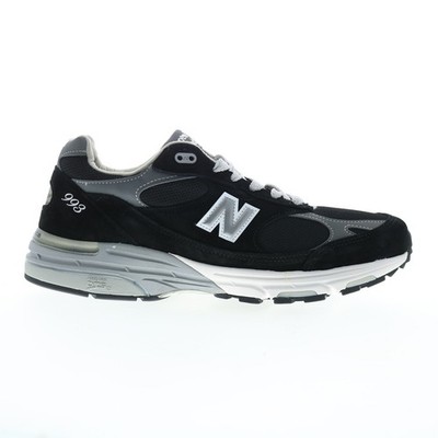 New Balance 993 XMR993BK Mens Black Suede Lifestyle Sneakers Shoes