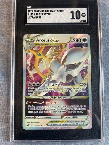 Arceus VSTAR graded SGC 10 for sale on eBay
