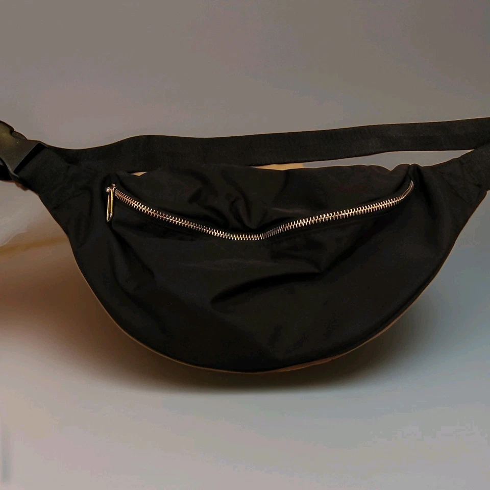 Urban Outfitters Bolso Bandolera Negro Riñonera Cintura Cinturón Bolso Cartera B66 Foto 3 de 4