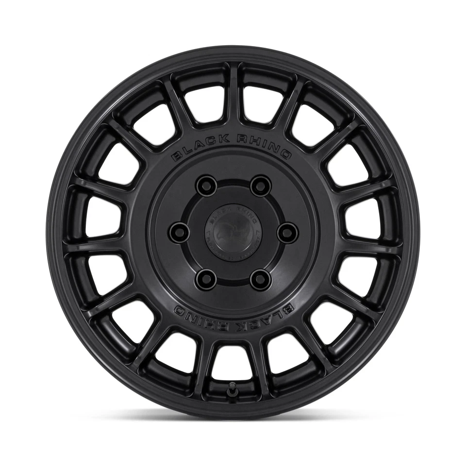 Rueda negra Rhino BR015 Voll 17x8,5 negra mate 6x135 17" 0 mm para Ford Lincoln Foto 2 de 4