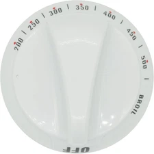 WB03K10036 Thermostat Stove Knob White Replacement Part GE & Hotpoint Range Oven