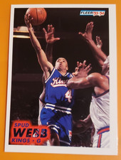 1993 - 94 Fleer #186 Spud Webb G Sacramento Kings     ***40% off 2+