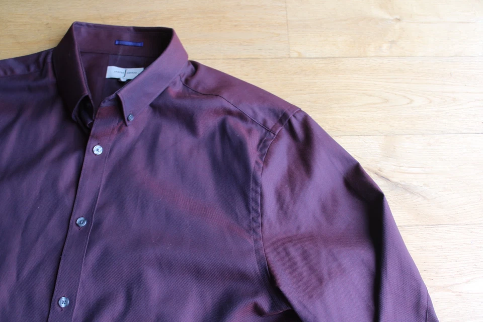 Jasper Conran Men's Long Sleeve Cotton Shirt, 17.5" Collar, 46-48" Size XL - Image 3 of 4