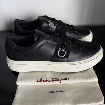 Salvatore Ferragamo M Black Casual Shoes for Men for sale | eBay display picture 1