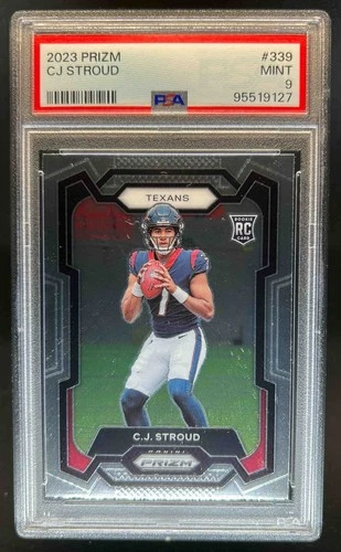2023 Prizm C.J. Stroud RC Rookie #339 Texans PSA 9