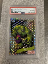 2021 UPPER DECK MARVEL ANNUAL GOLD BACKSCATTERS #B6 HULK PSA 10 💎