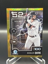 2025 Bowman Scouts Top 100 Chrome Edgar Quero #BTP-52 Gold Refractor /50