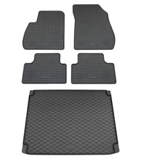 Gummi Fußmatten Kofferraumwanne für Opel Zafira C im Set Gummimatten Auslage