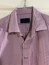 DAVID DONAHUE MENS LONG SLEEVE BUTTON UP SHIRT XL