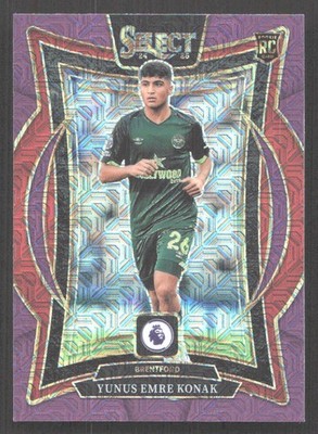 E660 - 2024-25 Panini Select Premier - Yunus Emre Konak #5 - Purple Mojo Prizm