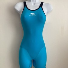 Blueseventy Nerofit Turquoise Blue Kneeskin Tech Youth Competitive FINA Suit W10