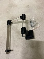 Amerock BH36062CMB Glacio 5-7/16 in. 138 mm L Towel Ring in Clear/Matte Black