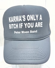 Peter Moon Black Snap Back Cap, Karma’s Only A Bitch If You Are