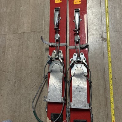 Vintage Salewa Alpine 120 S Skis - Rare Vintage Short Skis W Protectors Germany