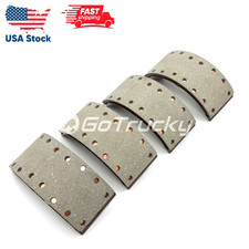 Brake Shoe Set 4 Pc 4.72 For Isuzu Npr Nqr Npr-hd 4he1 4.8l 4hk1 5.2l 1997-2023