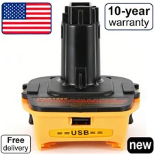18V To 20V MAX DCA1820 Adapter Converter For DEWALT 20 Volt Li-ion Battery USB
