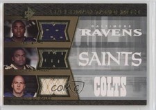 2007 SPx Freshman Tandems 3 Jerseys Troy Smith Antonio Pittman #FT3-SPG n1u