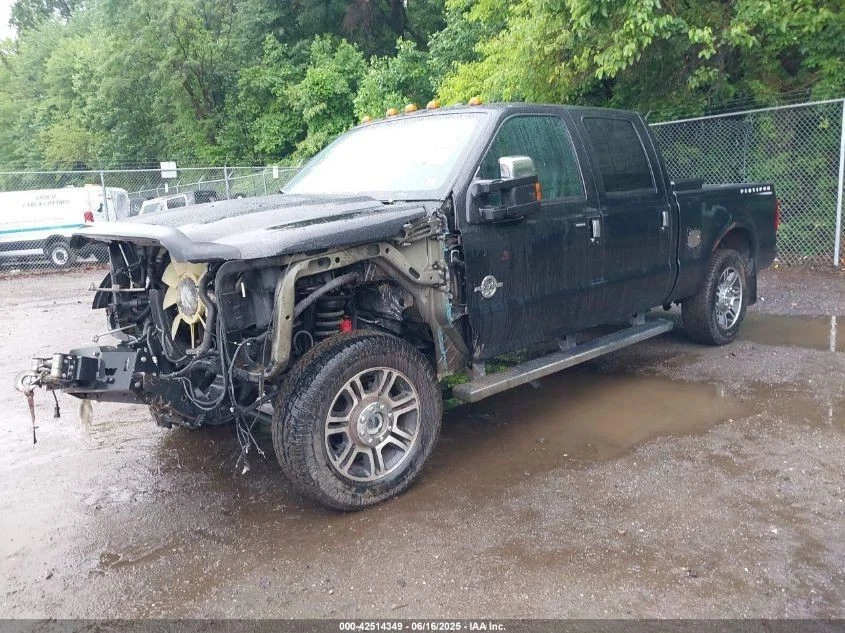 (LOCAL PICKUP ONLY) Rear Bumper Painted With Park Assist Fits 08-16 FORD F250SD  - Image 4 of 4