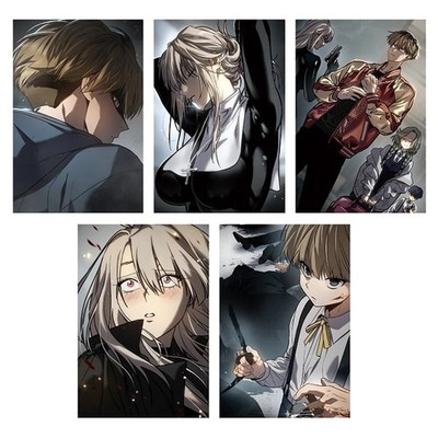 [DEAD LIFE] OFFICIAL GOODS MD POST CARD [5 Type] Naver Korea Webtoon SEALED