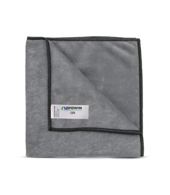 proWIN COPPA 40 cm x 40 cm, GRAU antibakteriell durch Kupferionen