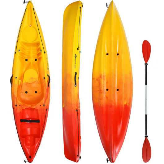 With Detachable Aluminum Paddle-yellow - Color: Yellow