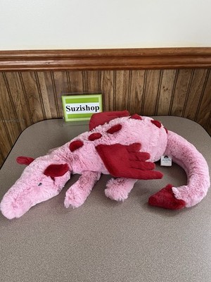 Jellycat Heart Dragon Stuffed Animal Pink Red NWT VAL2DD | eBay