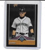 2024 TOPPS TRANSCENDENT ICHIRO BLACK REFRACTOR # 5/10 MARINERS
