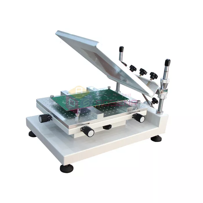 High Accuracy PCB SMT Manual Stencil Printer 3040 Solder Paste Printing  Machine