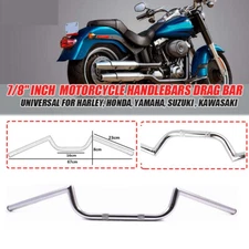 7/8" Motorcycle Drag Bar Handlebar FOR Cruiser Chopper Cafe Racer Clubman Honda